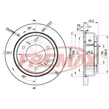 Photo Brake Disc FREMAX BD8067