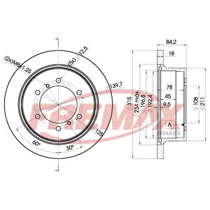 Фото Тормозной диск FREMAX BD8797