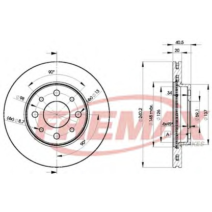 Фото Тормозной диск FREMAX BD8929