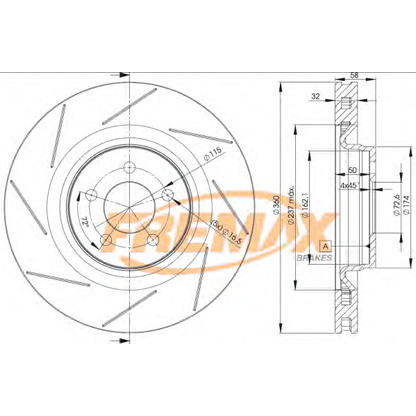 Foto Disco de freno FREMAX BD3063