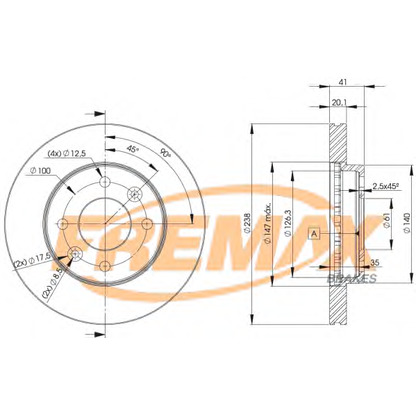 Foto Disco de freno FREMAX BD6572