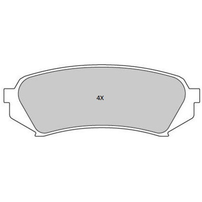 Photo Brake Pad Set, disc brake FREMAX FBP1805