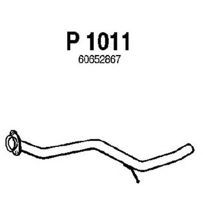 Фото Труба выхлопного газа FENNO P1011