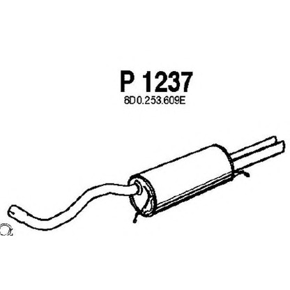 Foto Endschalldämpfer FENNO P1237