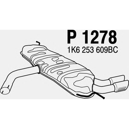 Foto Silenciador posterior FENNO P1278