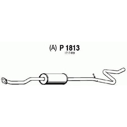 Foto Mittelschalldämpfer FENNO P1813