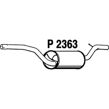 Foto Silenciador posterior FENNO P2363