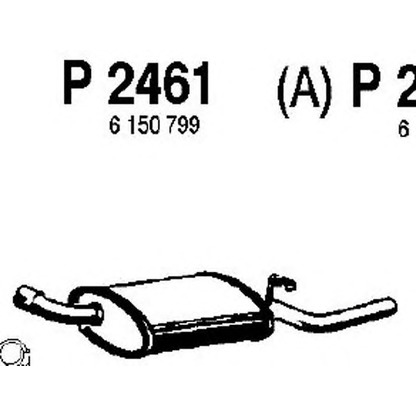 Foto Silenciador posterior FENNO P2461