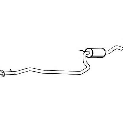 Фото Средний глушитель выхлопных газов FENNO P2478