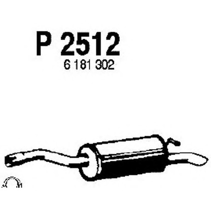 Foto Endschalldämpfer FENNO P2512