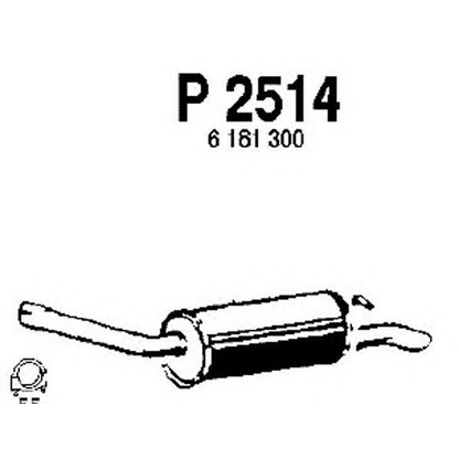 Foto Silenciador posterior FENNO P2514