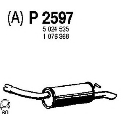 Foto Silenciador posterior FENNO P2597