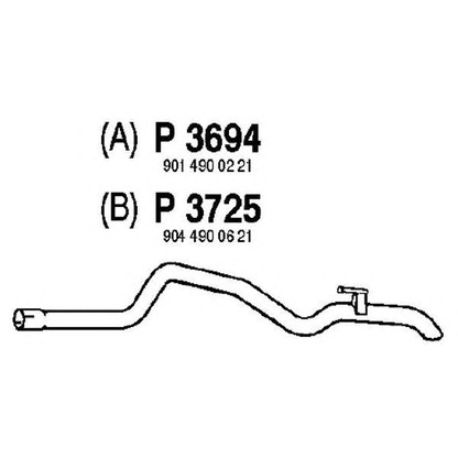 Photo Exhaust Pipe FENNO P3694