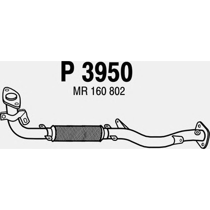 Фото Труба выхлопного газа FENNO P3950