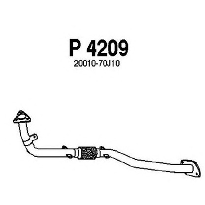 Photo Exhaust Pipe FENNO P4209