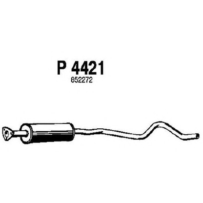 Фото Средний глушитель выхлопных газов FENNO P4421