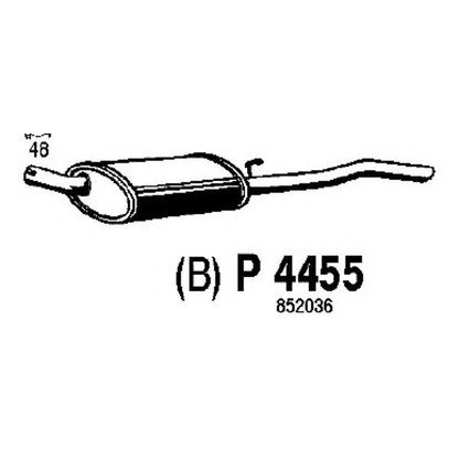 Foto Endschalldämpfer FENNO P4455