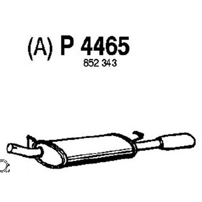 Foto Silenciador posterior FENNO P4465