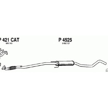 Foto Tubo gas scarico FENNO P4525