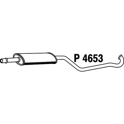 Foto Silenciador posterior FENNO P4653