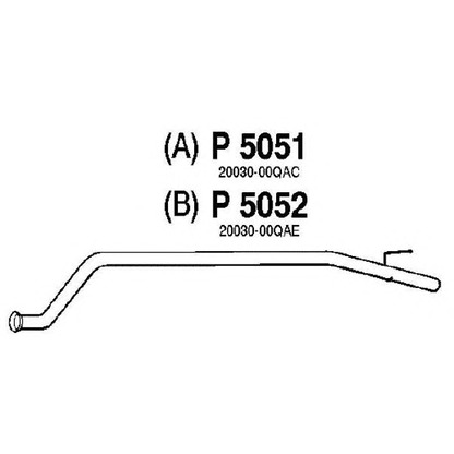 Foto Tubo gas scarico FENNO P5051