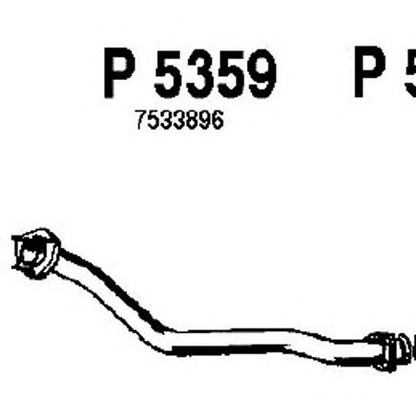 Фото Труба выхлопного газа FENNO P5359