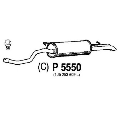 Foto Silenciador posterior FENNO P5550