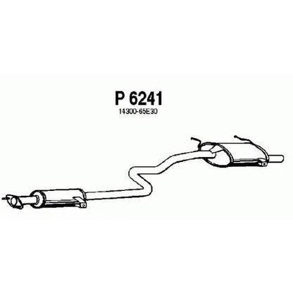 Photo Middle Silencer FENNO P6241