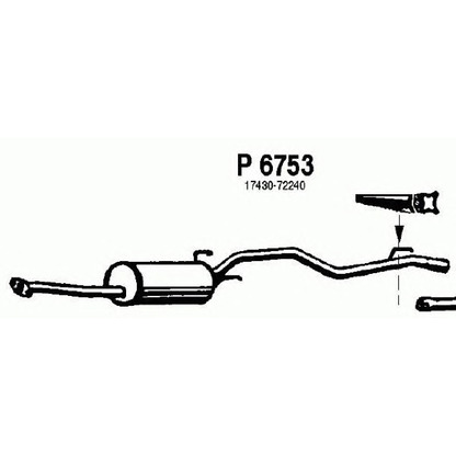 Foto Endschalldämpfer FENNO P6753