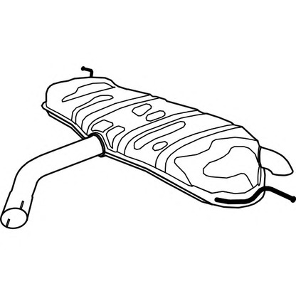 Фото Глушитель выхлопных газов конечный FENNO P7147