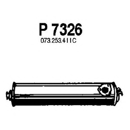 Foto Silenciador del medio FENNO P7326