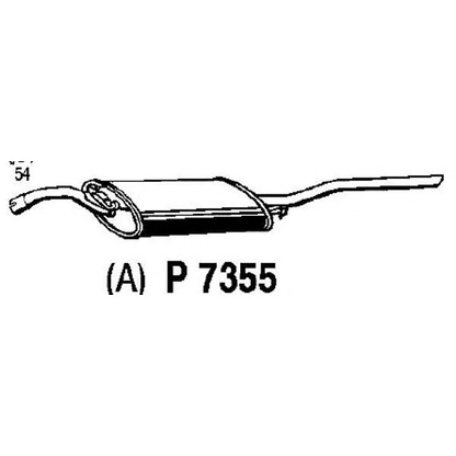 Foto Silenciador posterior FENNO P7355