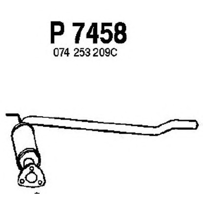 Фото Предглушитель выхлопных газов FENNO P7458