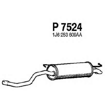 Foto Endschalldämpfer FENNO P7524
