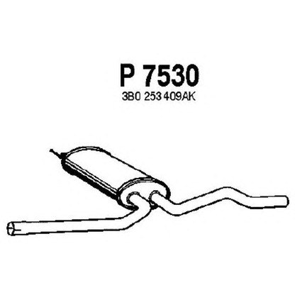 Foto Mittelschalldämpfer FENNO P7530