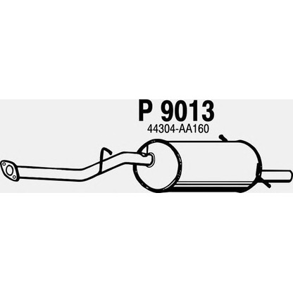 Foto Silenciador posterior FENNO P9013