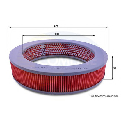 Zdjęcie Filtr powietrza COMLINE CNS12206