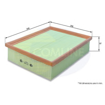 Фото Воздушный фильтр COMLINE EAF385