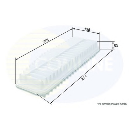 Zdjęcie Filtr powietrza COMLINE CTY12075