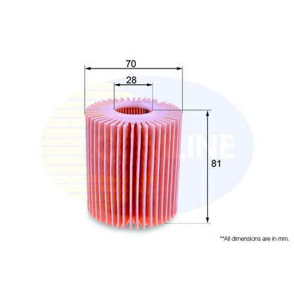 Photo Oil Filter COMLINE CTY11172