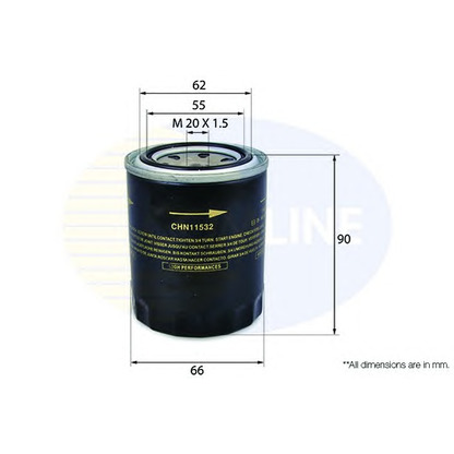 Photo Oil Filter COMLINE CHN11532