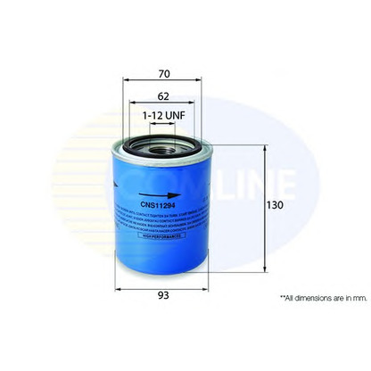 Foto Filtro de aceite COMLINE CNS11294