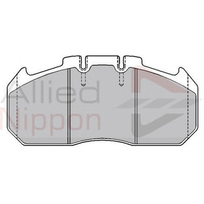 Photo Brake Pad Set, disc brake COMLINE ACV058KPX