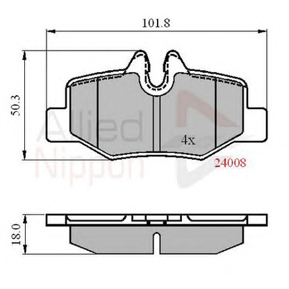 Foto Kit pastiglie freno, Freno a disco COMLINE ADB01306