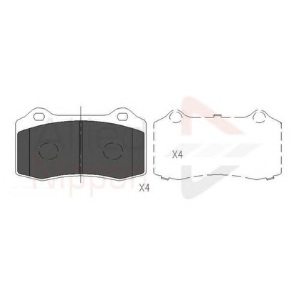 Photo Brake Pad Set, disc brake COMLINE ADB36065