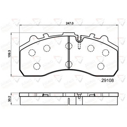 Foto Kit pastiglie freno, Freno a disco COMLINE ACV042HD