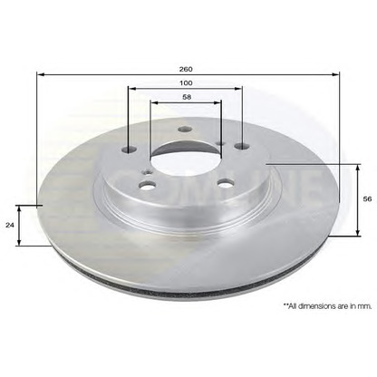 Photo Disque de frein COMLINE ADC0802V