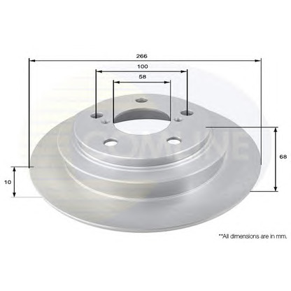 Photo Disque de frein COMLINE ADC0809