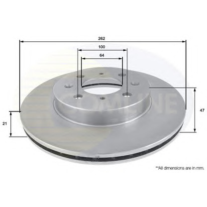 Photo Disque de frein COMLINE ADC0524V