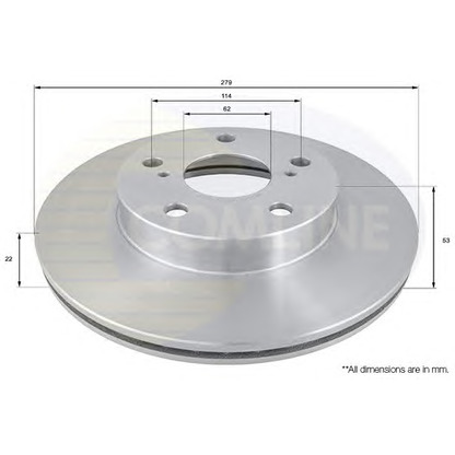 Фото Тормозной диск COMLINE ADC0170V